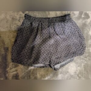 Women's Blue  Patterned Skort